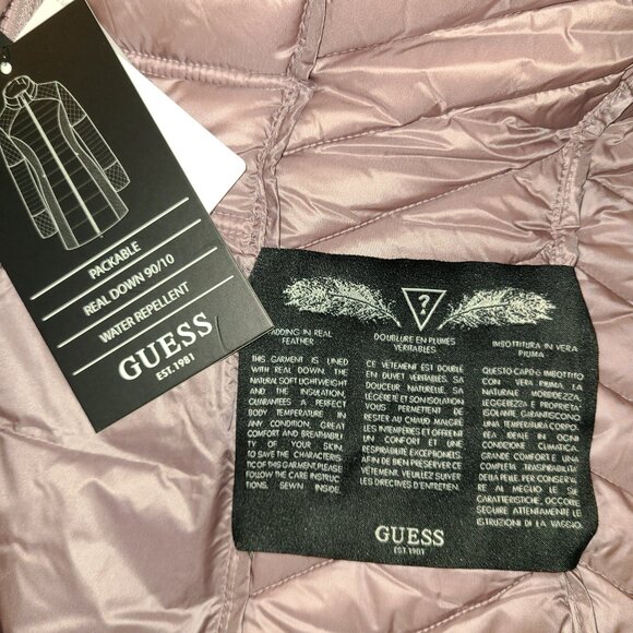 NWT GUESS Marciano XS QUILTED DOWN Natasha Puffer Jacket Coat Moncler Mackage - Picture 13 of 16